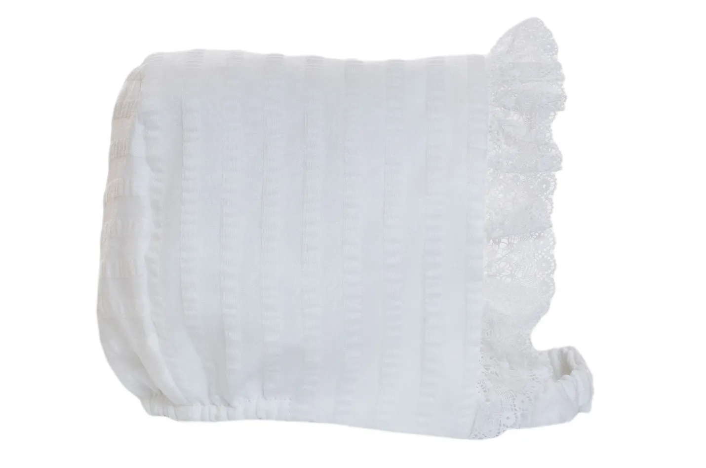 White Patachou Girls Christening Robe and Bonnet 33291