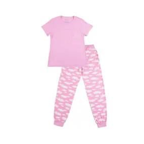 Women's Bamboo Pajamas - Clouds