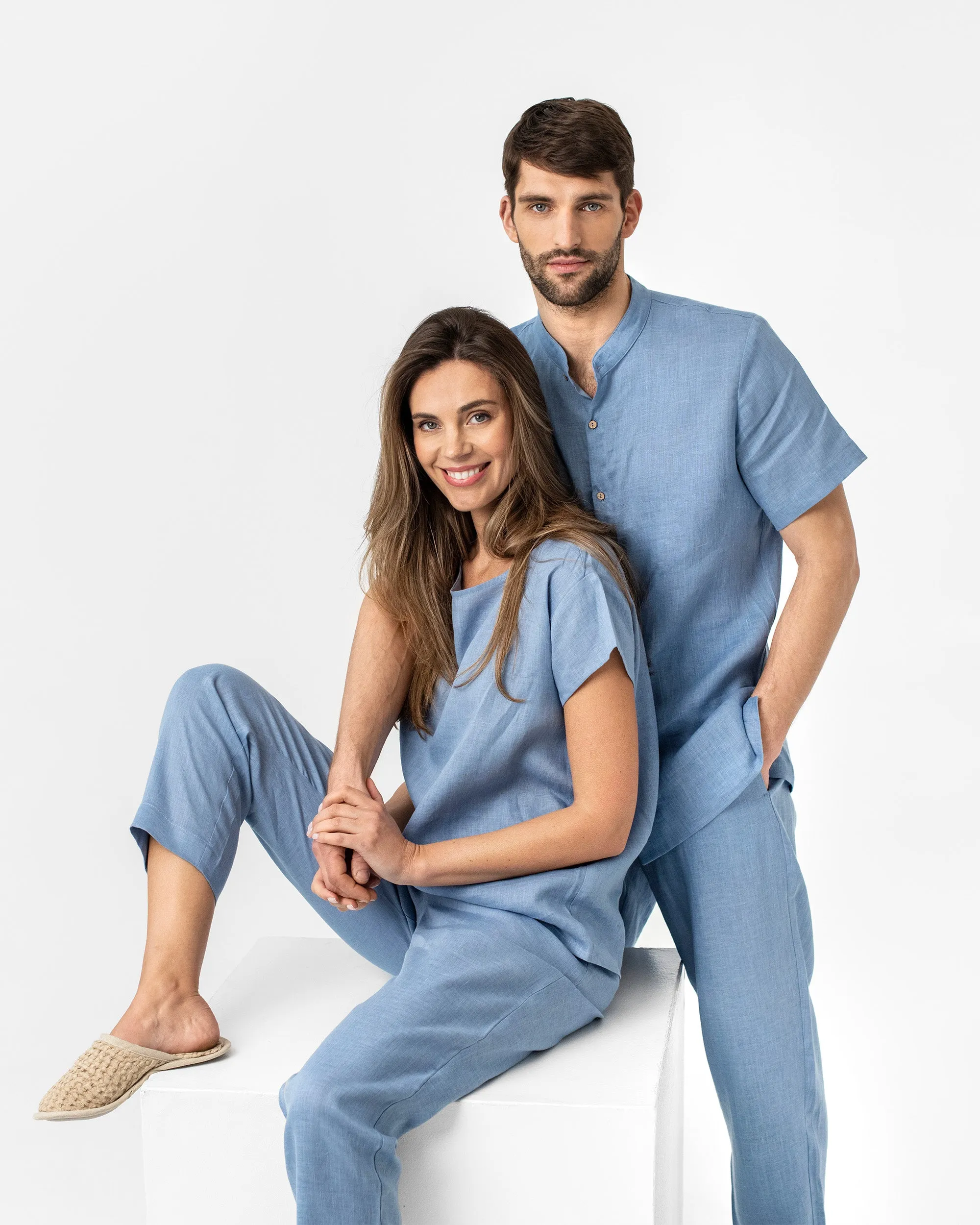 Women's linen pajama set RAVELLO