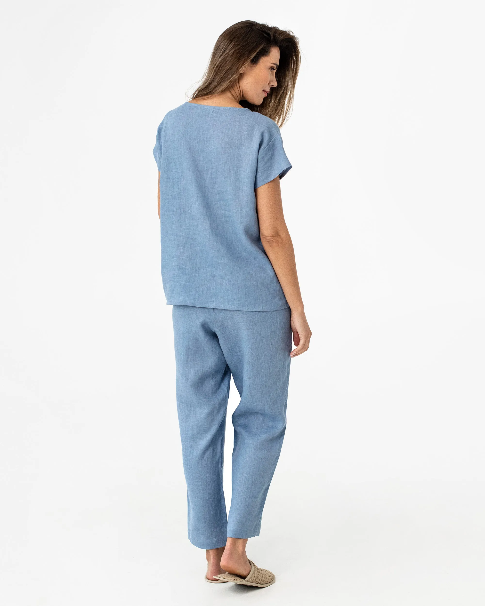 Women's linen pajama set RAVELLO